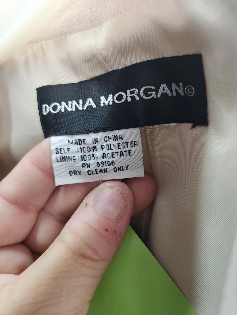 Donna Morgan Women's Cream Suit